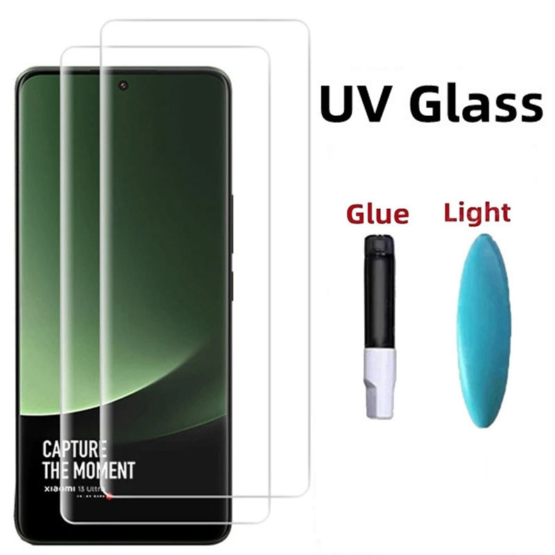 Vivo X200 - Kaca Tempered Lem Penuh UV untuk