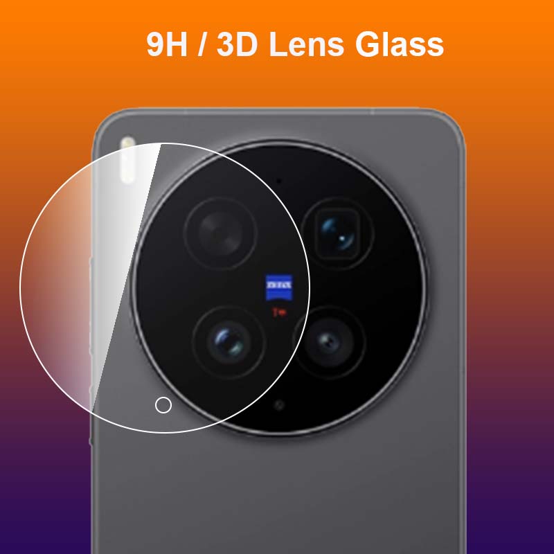 Vivo X200 - Pelindung Lensa Kamera Belakang Transparan 9H
