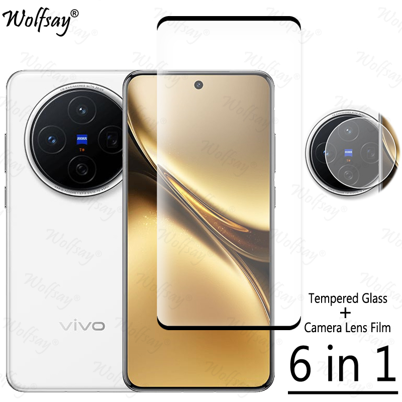Vivo X200 - Kaca Tempered perlindungan penuh untuk Vivo