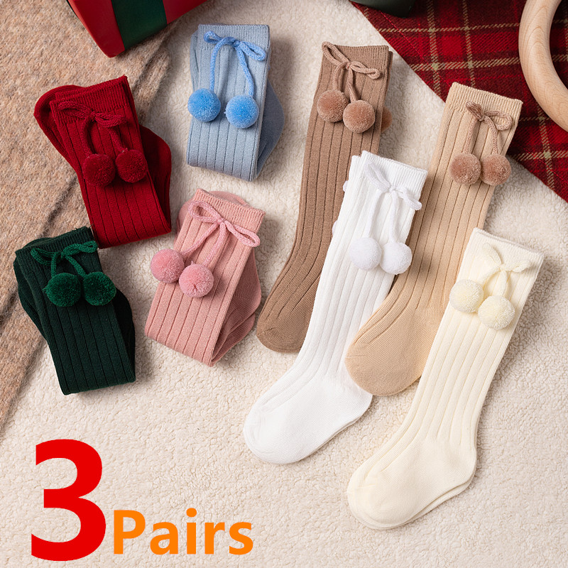 Baby Sock Oximeter - 3 Pasang/Lot Kaus Kaki Setinggi Lutut