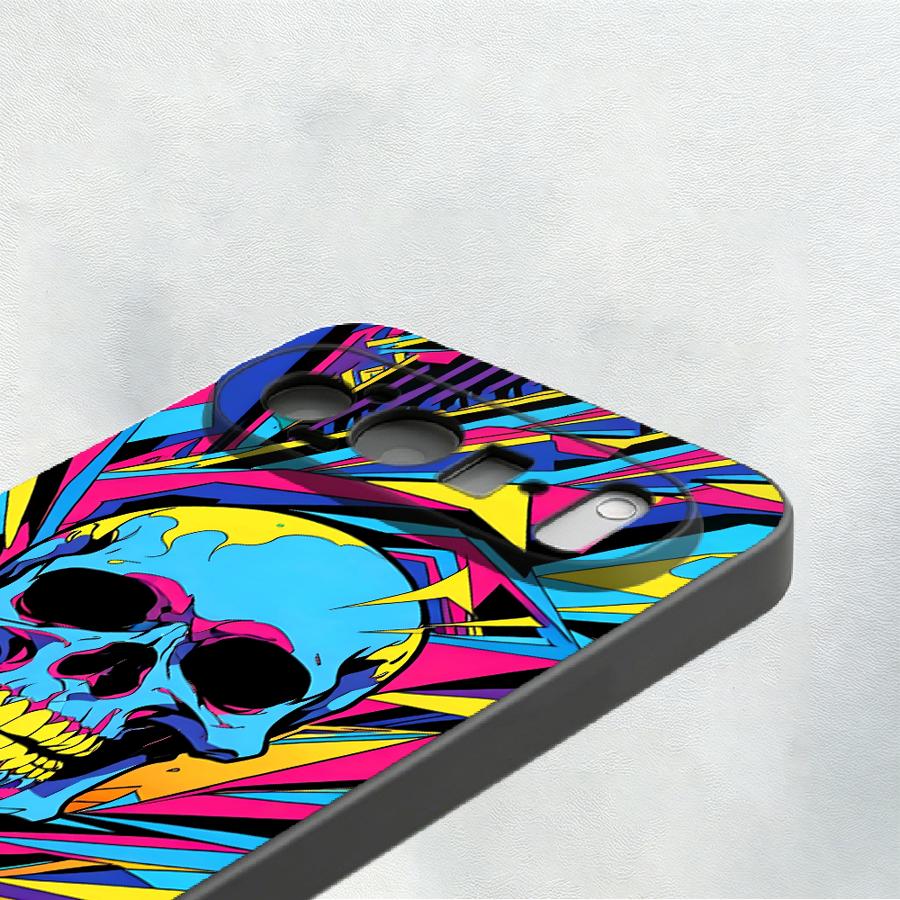 Casing Tengkorak Seni Pop Neon - Google Pixel 9 Pro ulasan dan harga