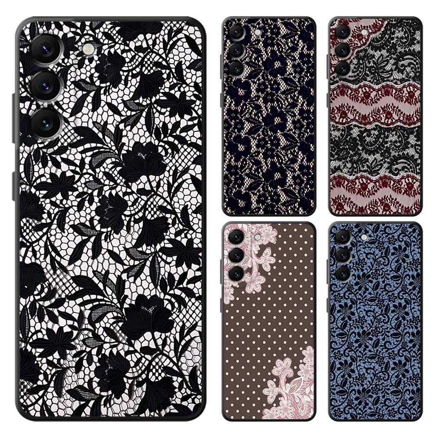 Casing Renda Seksi Hitam untuk - Samsung Galaxy A55 ulasan dan harga