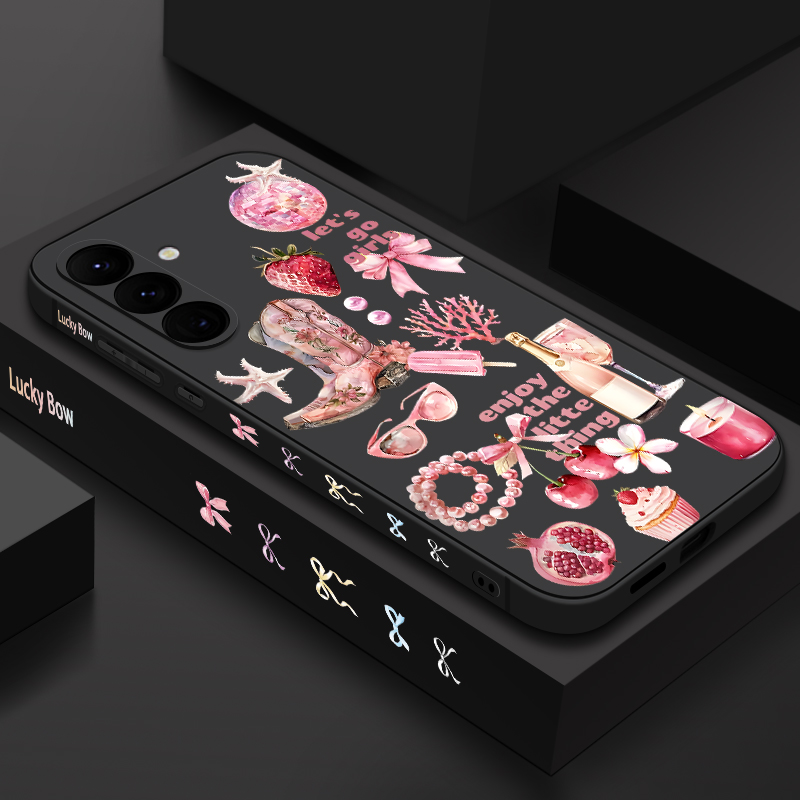 Casing Ponsel Pola Stroberi Ce - Samsung Galaxy A55 ulasan dan harga